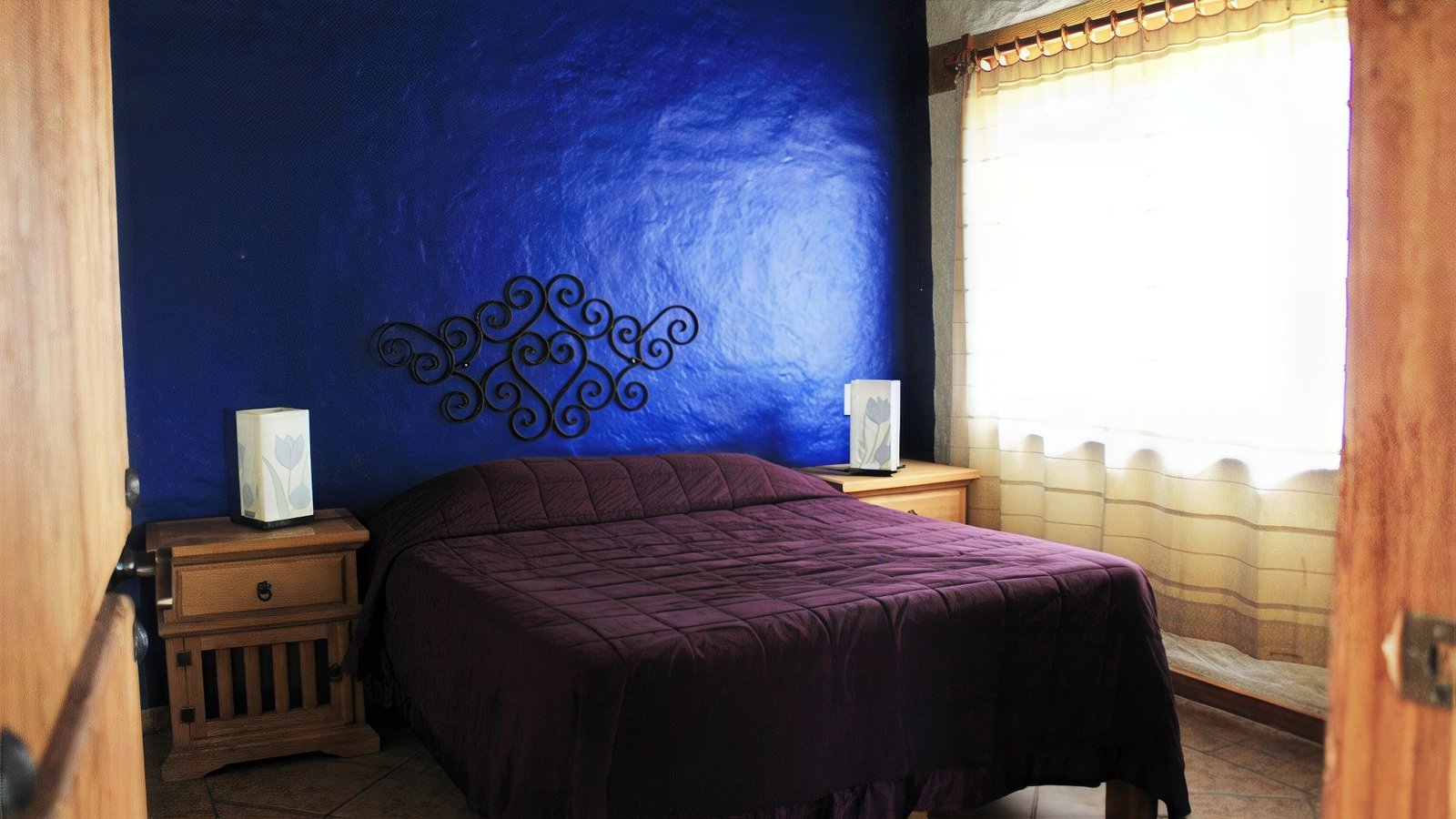 Recámara con cama Queen